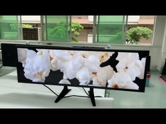 Ultra Wide Screen Lcd Display 49 inci Untuk Iklan Bus Metro
