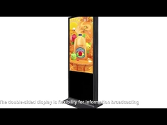 Layar LCD berdiri di lantai