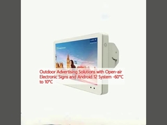 Solusi Iklan Luar dengan Tanda Elektronik di Luar Ruang dan Sistem Android 12 -60°C sampai 10°C